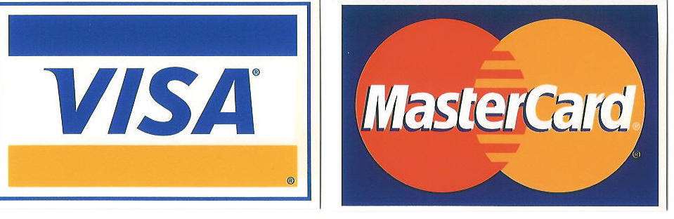 VISA AND MASTERCARD LOGOS